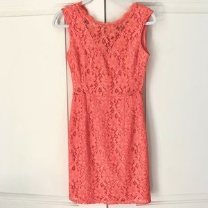 Dolce Vita coral lace dress